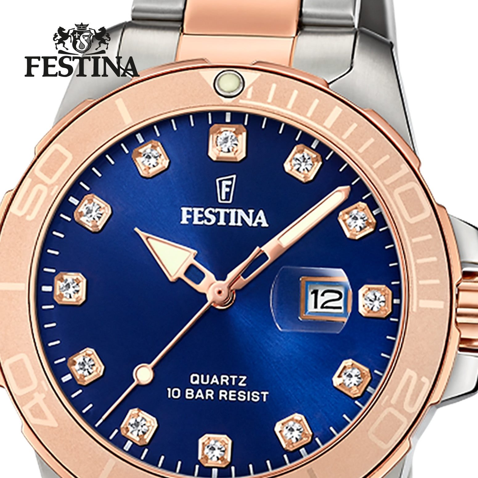 Festina Quarzuhr Festina Damenuhr Edelstahl silber günstig online kaufen