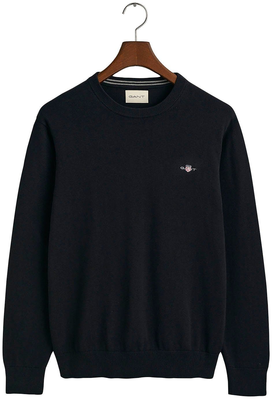 Gant Rundhalspullover CLASSIC COTTON C-NECK Premium günstig online kaufen