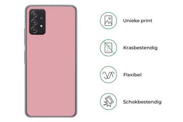 MuchoWow Handyhülle Rosa - Farben - Innenraum - Einfarbig - Farbe, Handyhülle Telefonhülle Samsung Galaxy A33