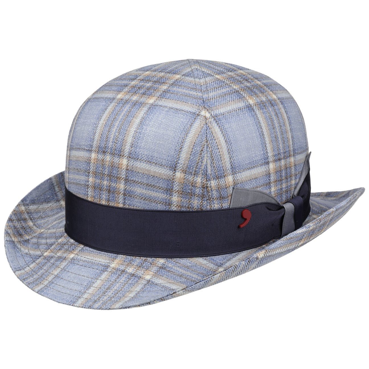 Alfonso D´Este Sonnenhut (1-St) Bowler mit Futter, Made in Italy