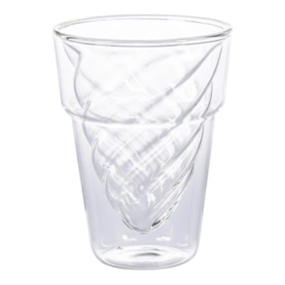 genialo Eisschale Doppelwandiger Glas Eisbecher 250 ml hitzeisolierend