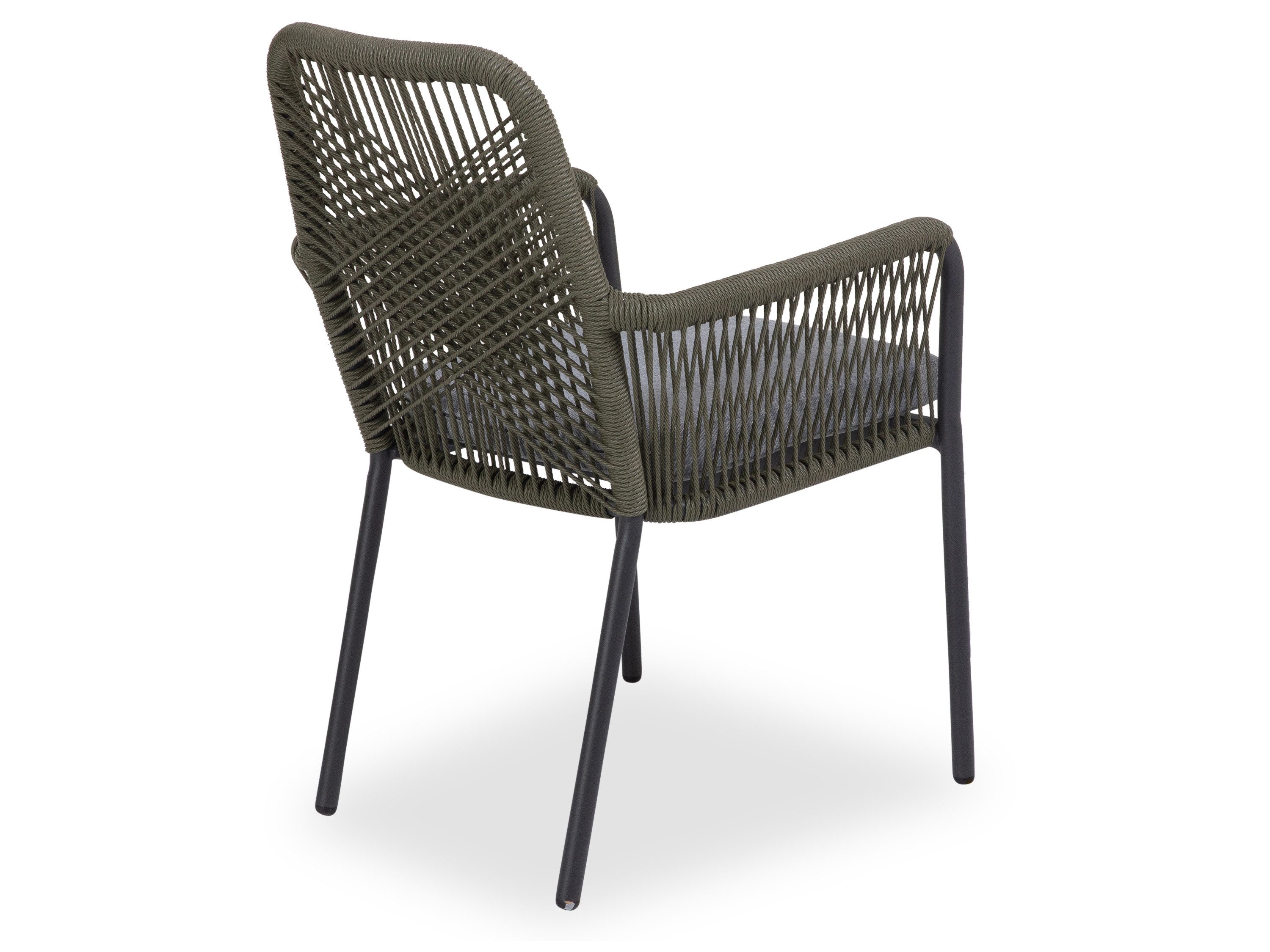 SANSIBAR LIVING Gartenstuhl Gartenstuhl SANSIBAR SELVIK BHT 56x85x63 cm grün Stapelstuhl