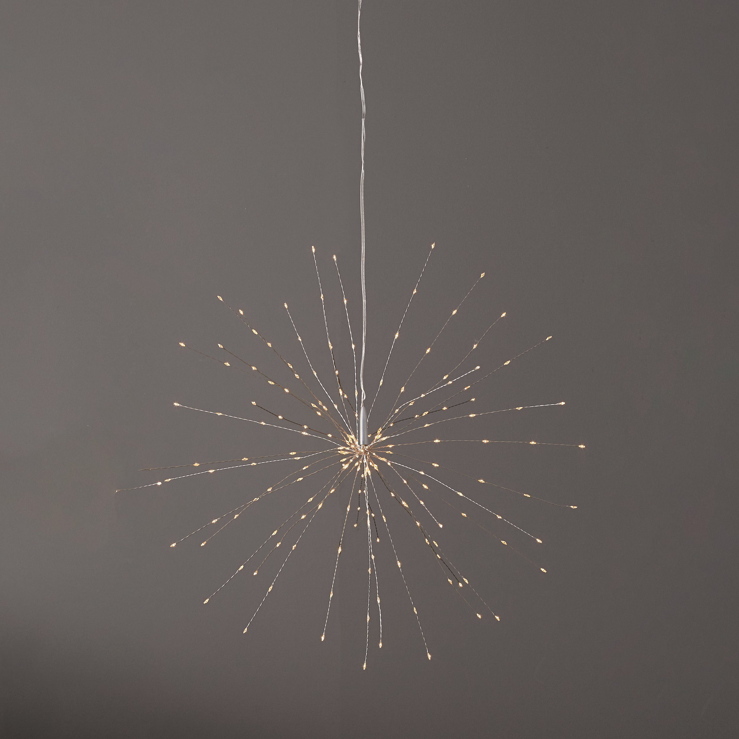 EGLO Dekoobjekt Firework, aus Stahl und Kunststoff, Hängelampe weihnachtlich, Christmas
