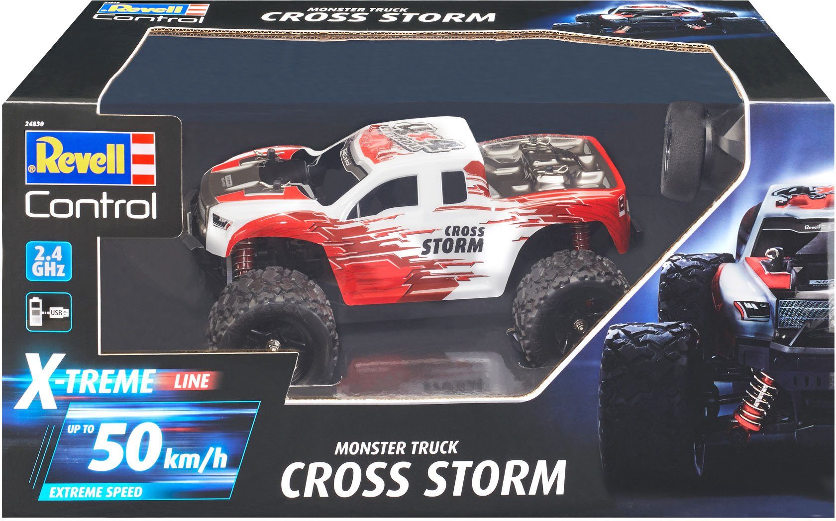 X-Treme CROSS STORM, bis zu 50 Car RC-Monstertruck Revell® Geschwindigkeit km/h