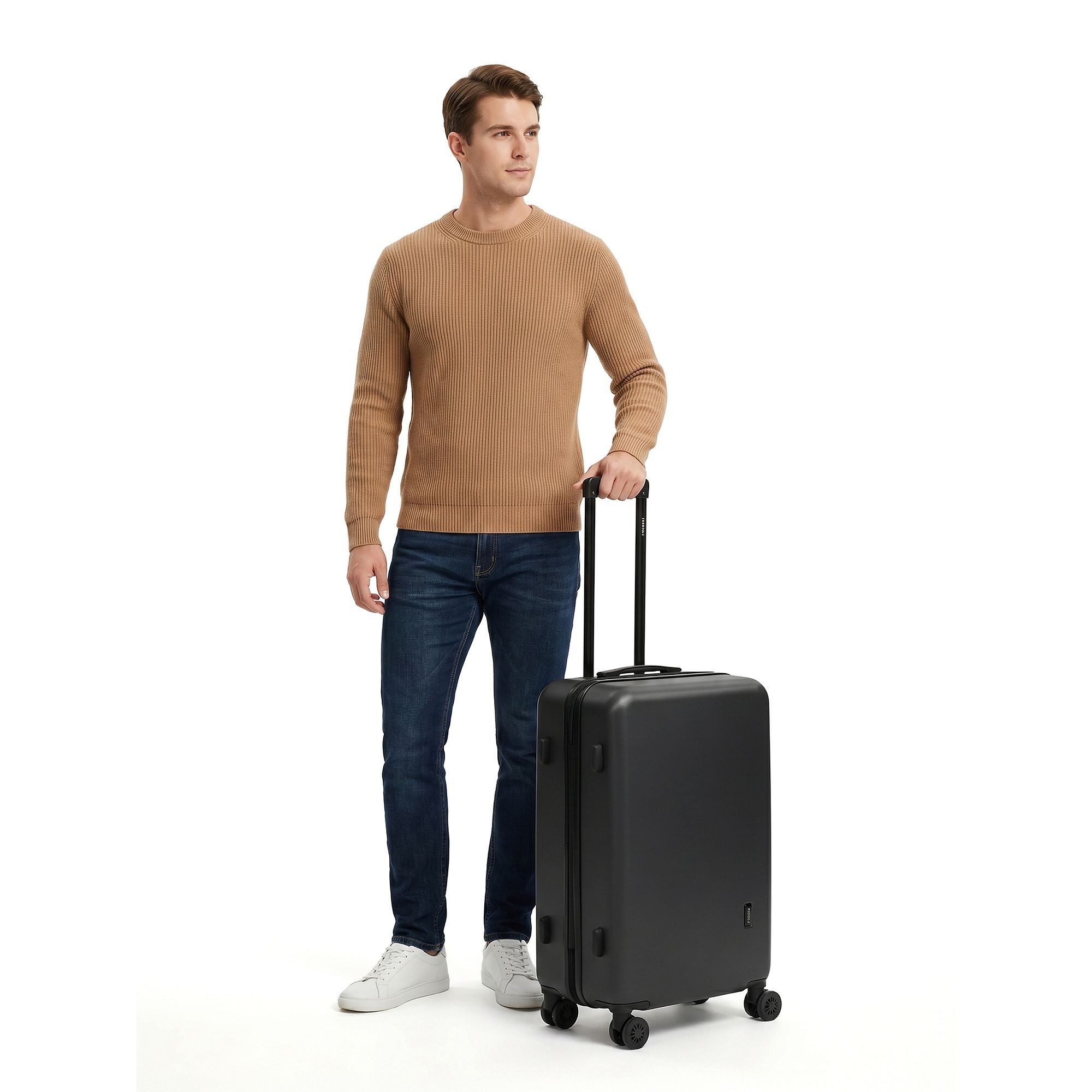 Redolz Hartschalen-Trolley Essentials 09, 4 Rollen, ABS