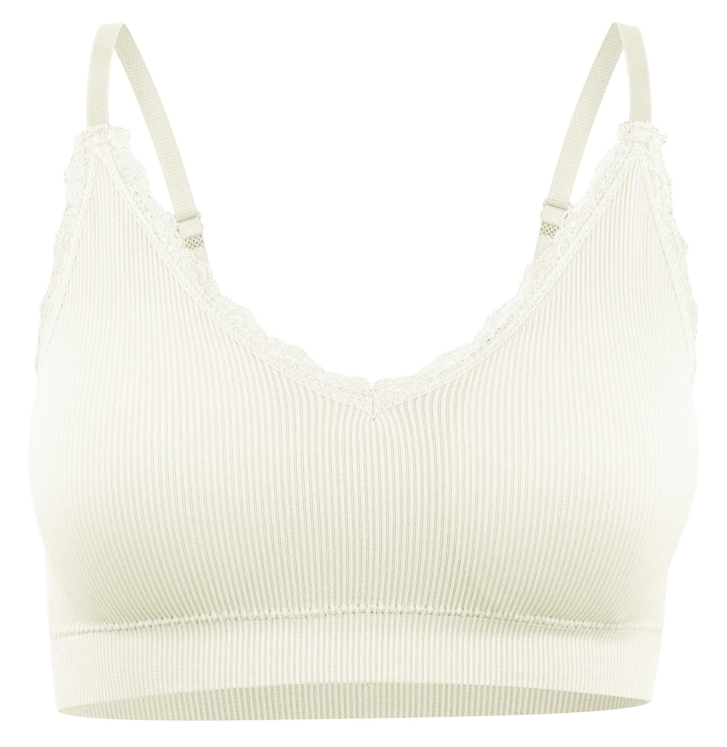 Yenita® Bustier Ribbed Collection mit feiner Spitze – Bild 3 von 5