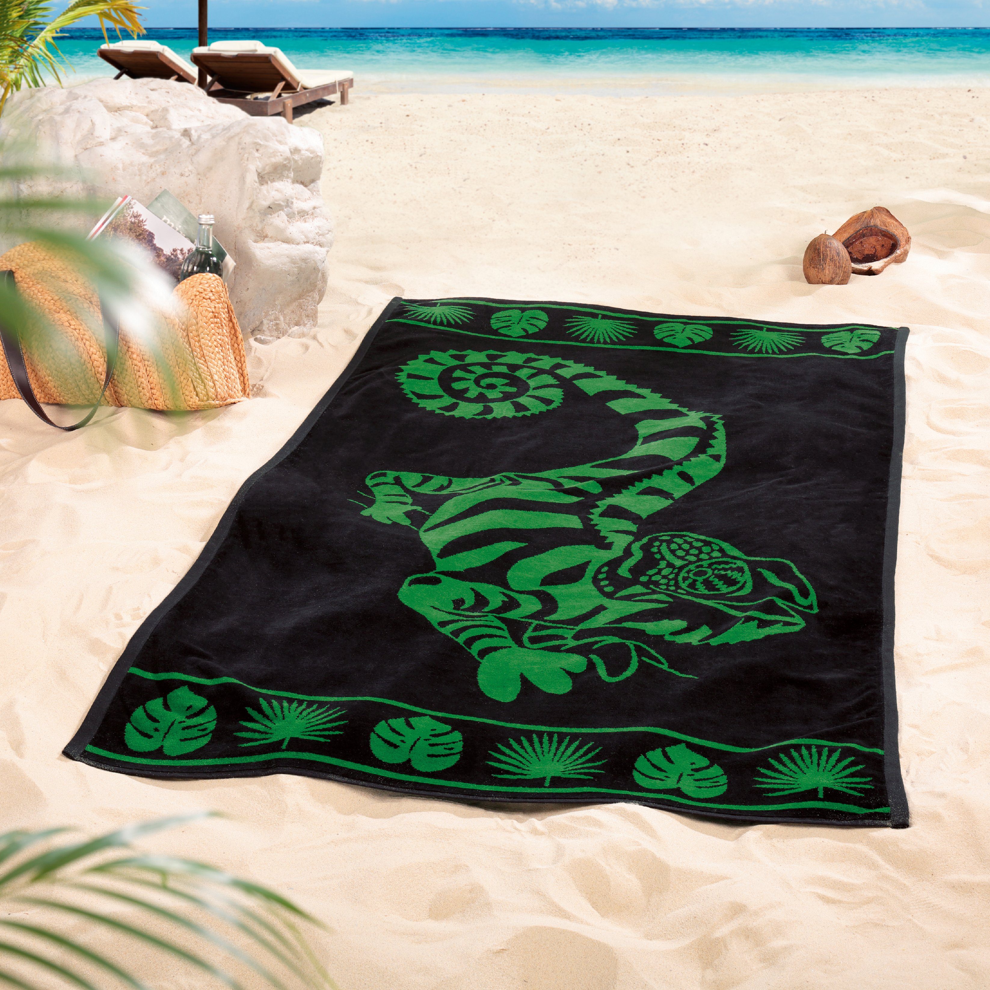 Delindo Lifestyle Strandtuch Tropical \