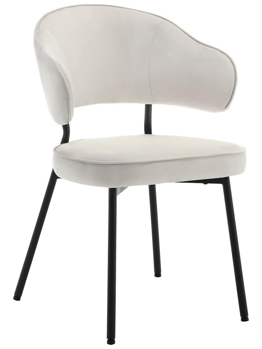 Woltu Polsterstuhl (1 St), mit Rückenlehne Armlehnen Metallbeinen günstig online kaufen