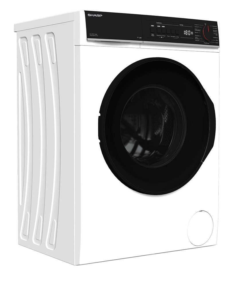 Sharp Waschmaschine ES-PRO714WA-DE, 7 kg, 1400 U/min, Anzeige des Waschzyklus, ВсеrgySmart, WiFi