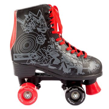 FunTomia Rollschuhe Rollschuhe/Discoroller Größen 30-42 Rollerskates Retro Disco Roller Skate Indoor Outdoor