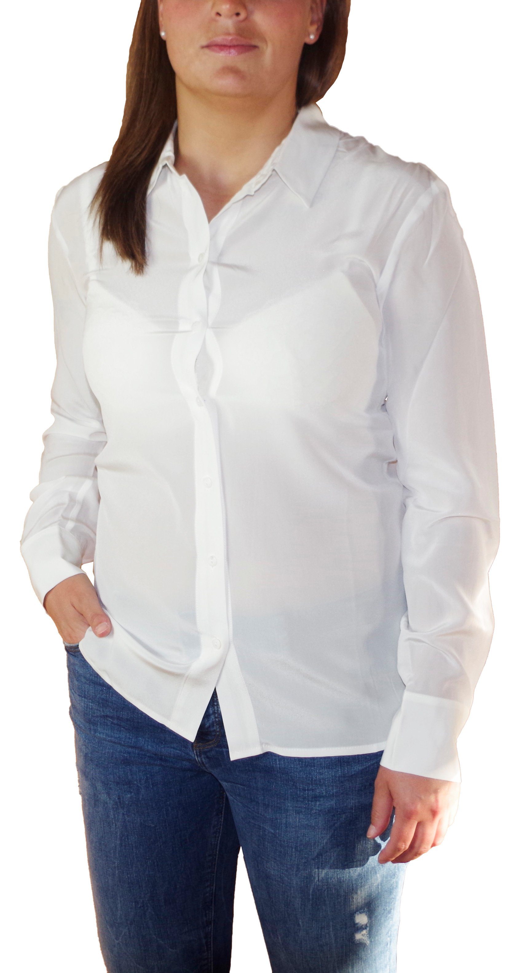 Posh Gear Seidenbluse Damen Seidenbluse Collettoseta günstig online kaufen