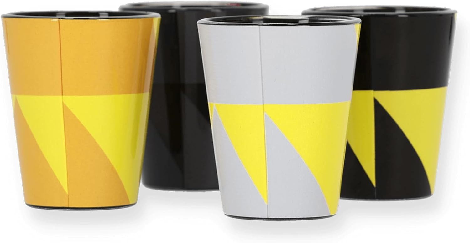 BVB MERCHANDISING Schnapsglas BVB Schnapsglas 4er Set, Glas