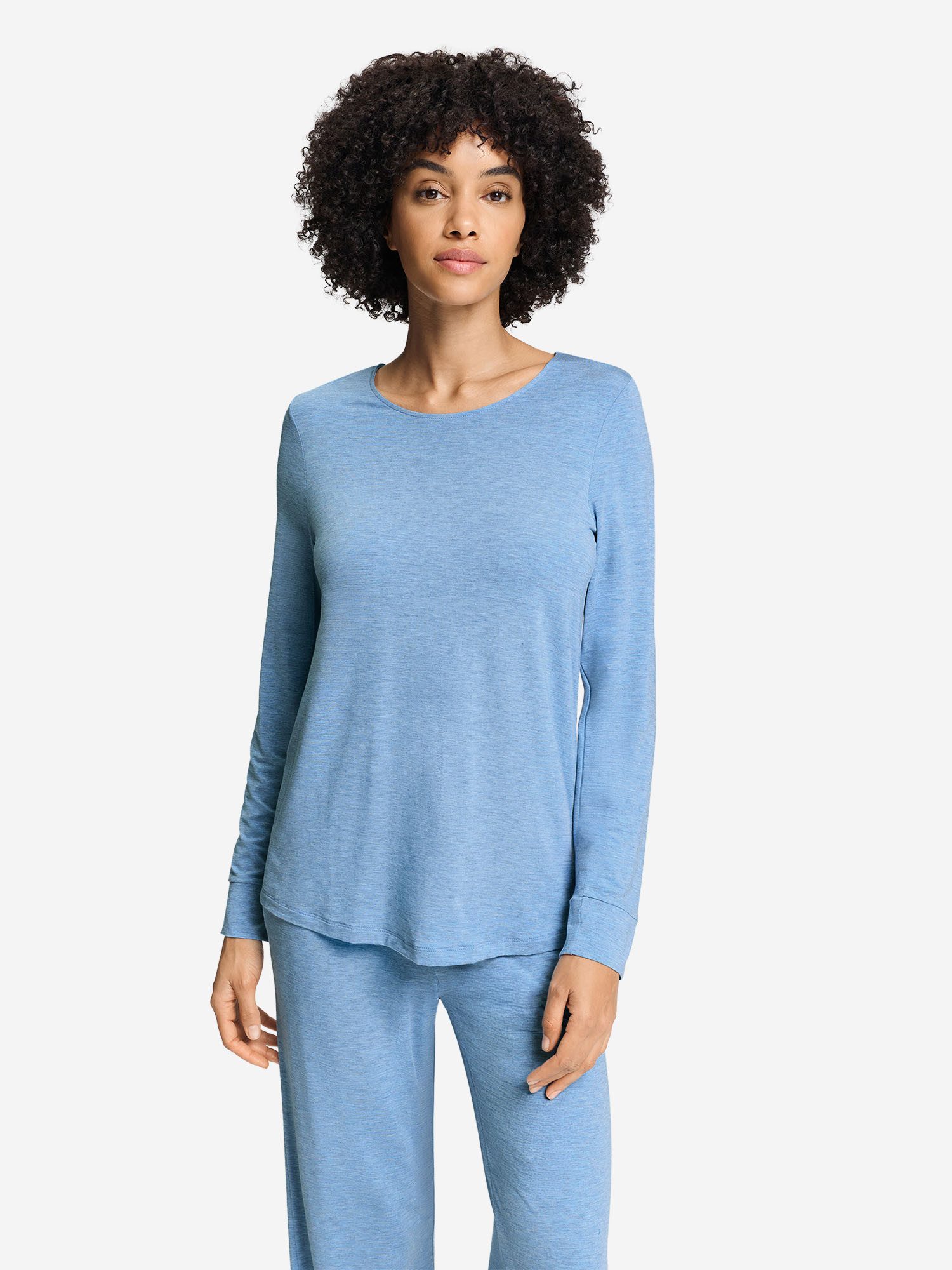 Hanro Longsleeve Natural Elegance Langarmshirt, Longshirt, Shirt langarm