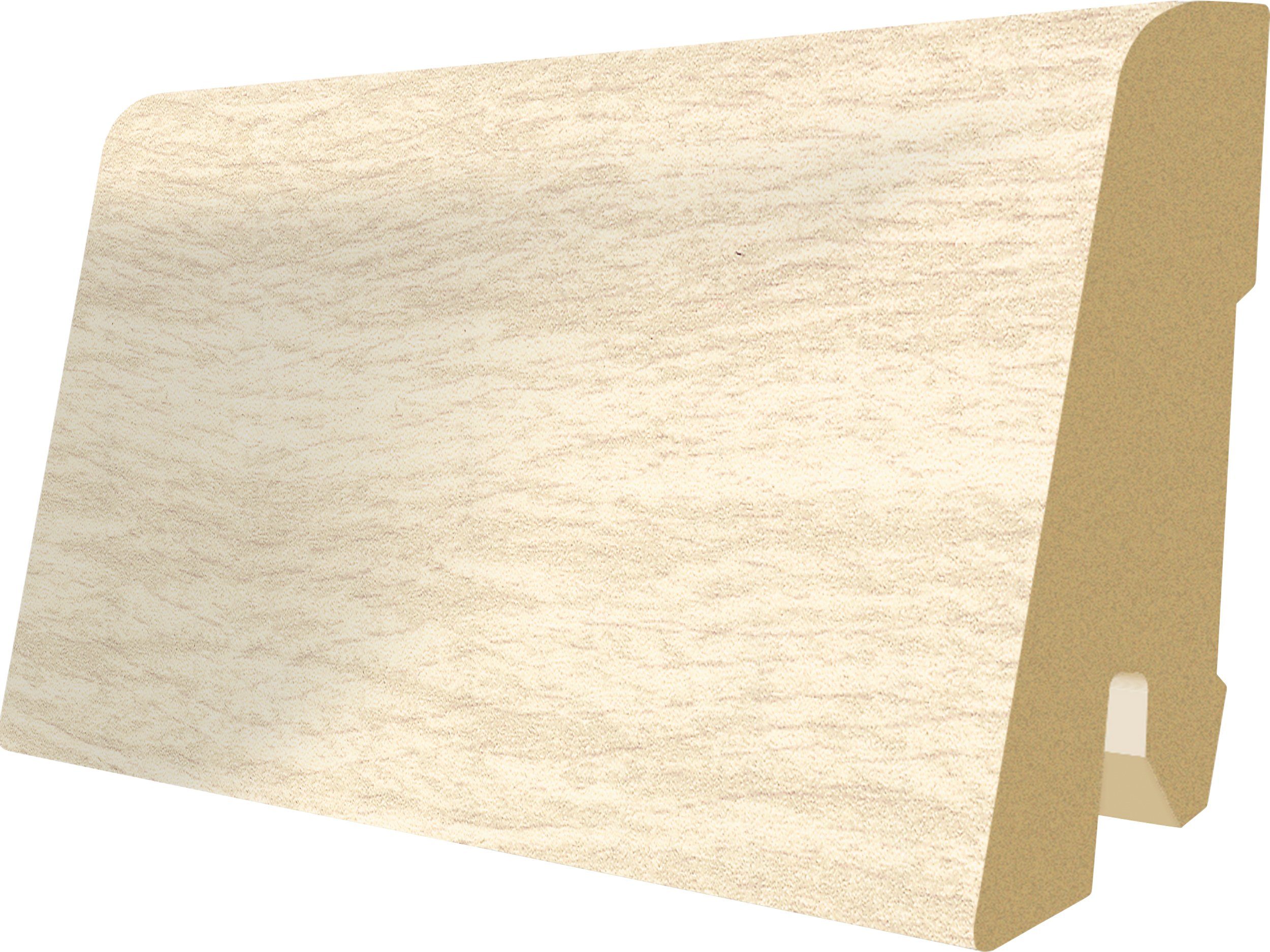 EGGER Sockelleiste »L245 - Eiche dezent weiss«, L: 240 cm, H: 6 cm