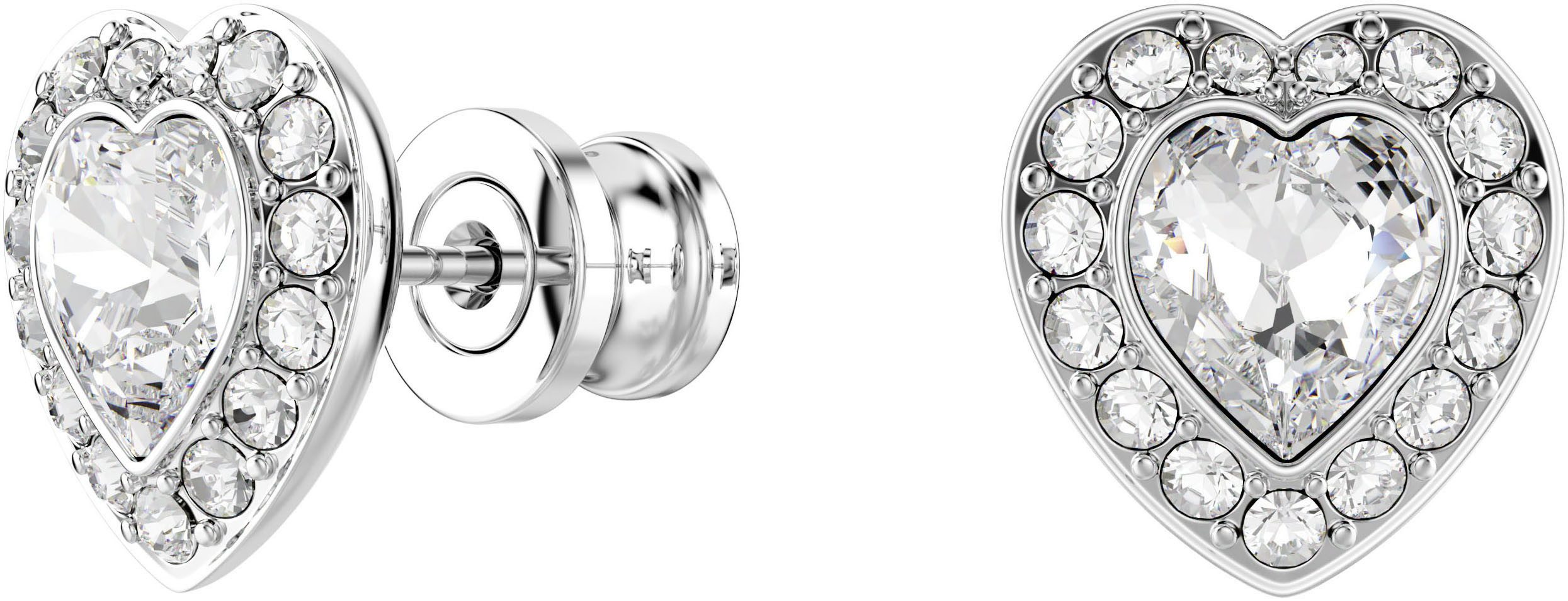 Swarovski Paar Ohrstecker Schmuck Geschenk Ariana Grande Ohrringe Herz, mit günstig online kaufen