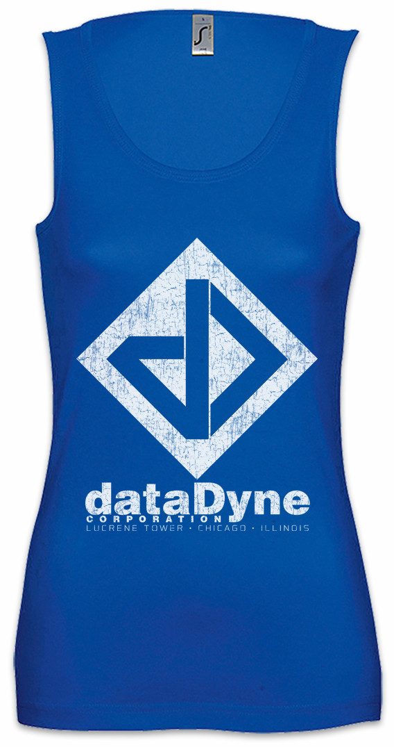 Tanktop dataDyne Ärmelloses Damen T-Shirt Perfect Corporation Logo Symbol Sign