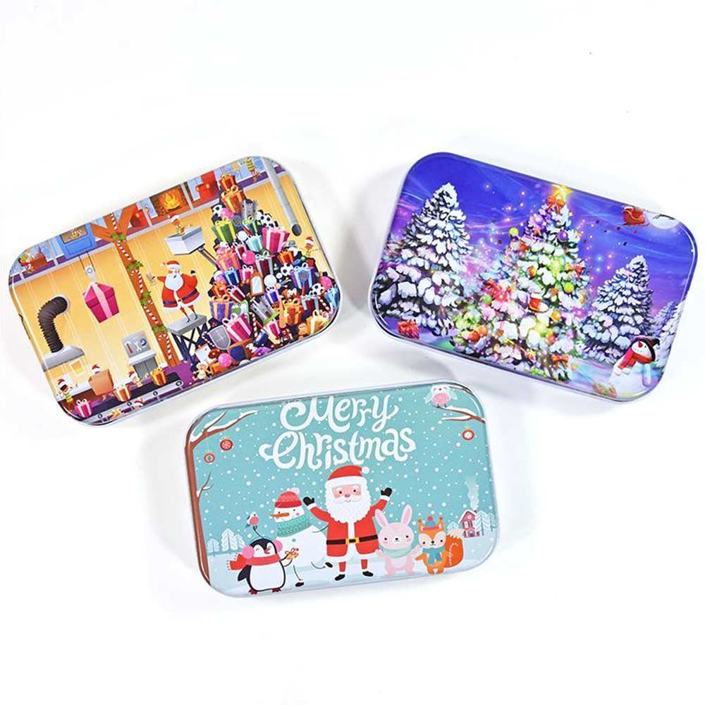 Kögler Puzzle 3x 60 tlg. Kinder Puzzle Weihnachtsmotive in Blechbox 22