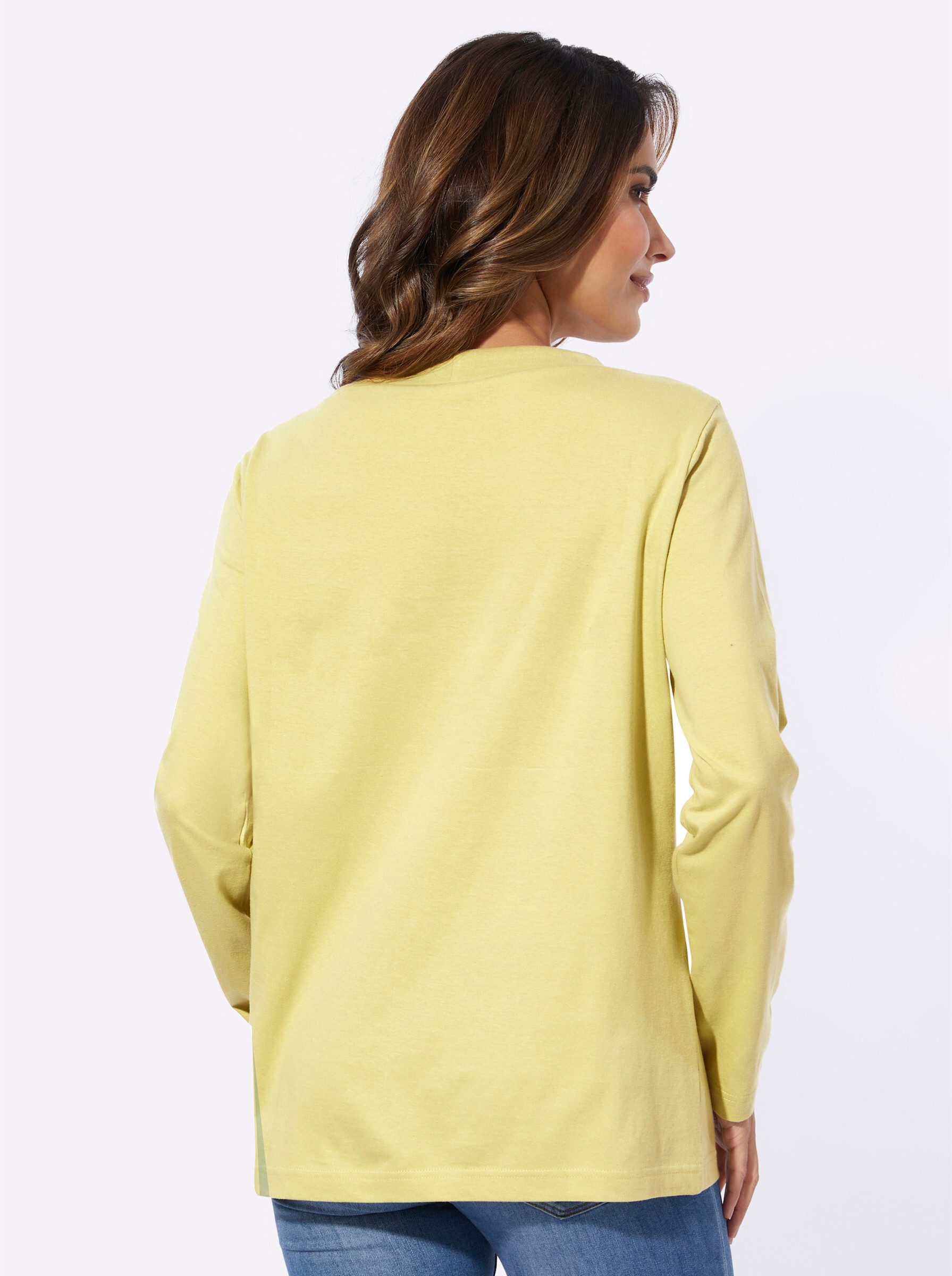 Sieh an! T-Shirt Langarm-Shirt Langarm