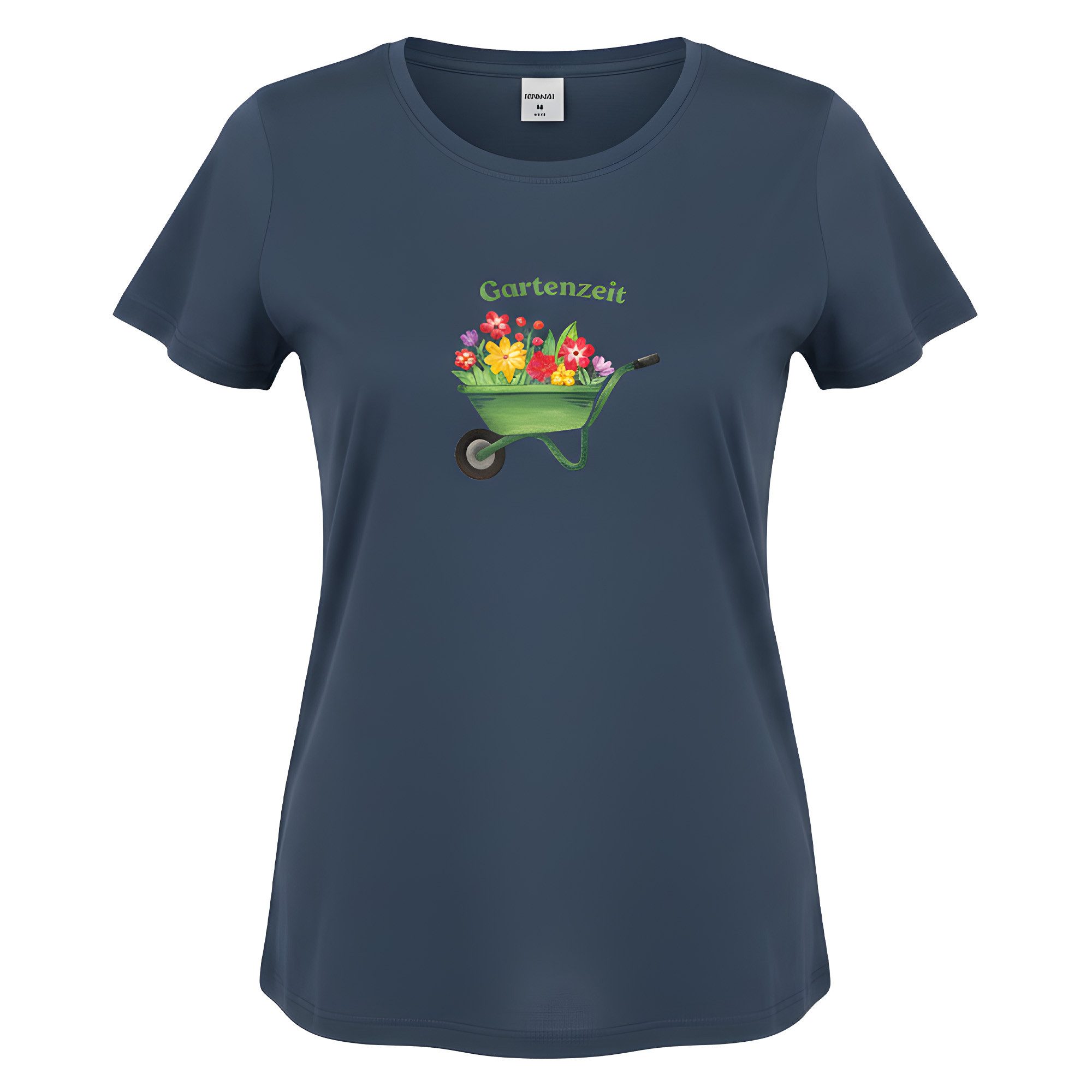 HERMKO Kurzarmshirt 701180055 T-Shirt 100% Bio-Baumwolle mit Druckmotiv hergestellt in EU