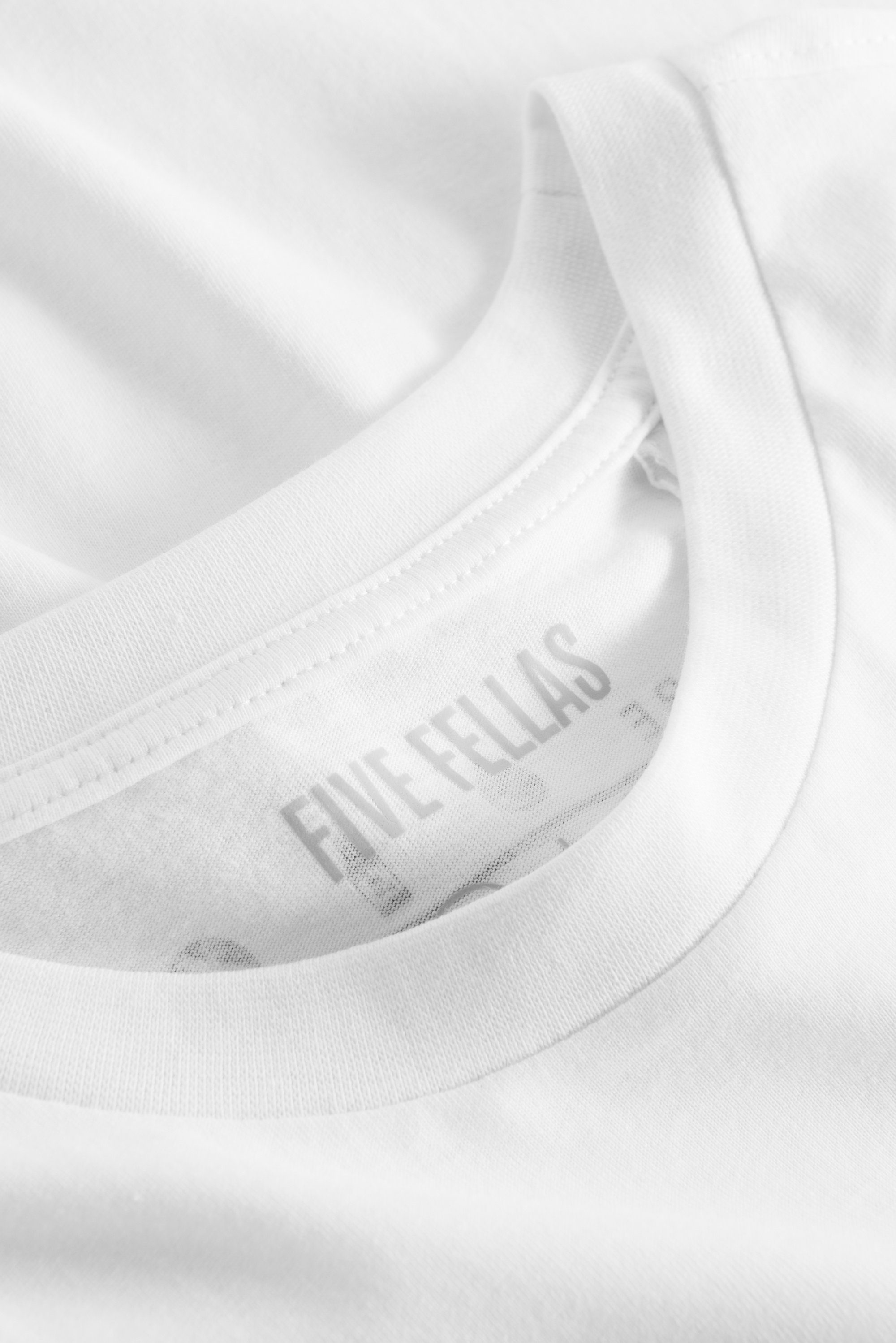 Print white FIVE T-Shirt LUCA FELLAS 900 3D