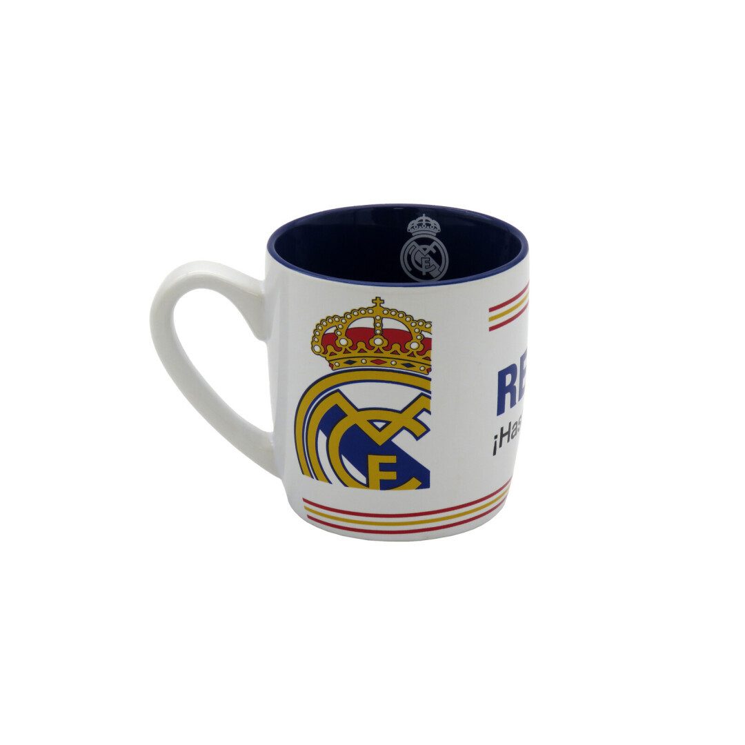 Real Madrid Trinkflasche Real Madrid Tasse Box Blau zweifarbig Geschenk
