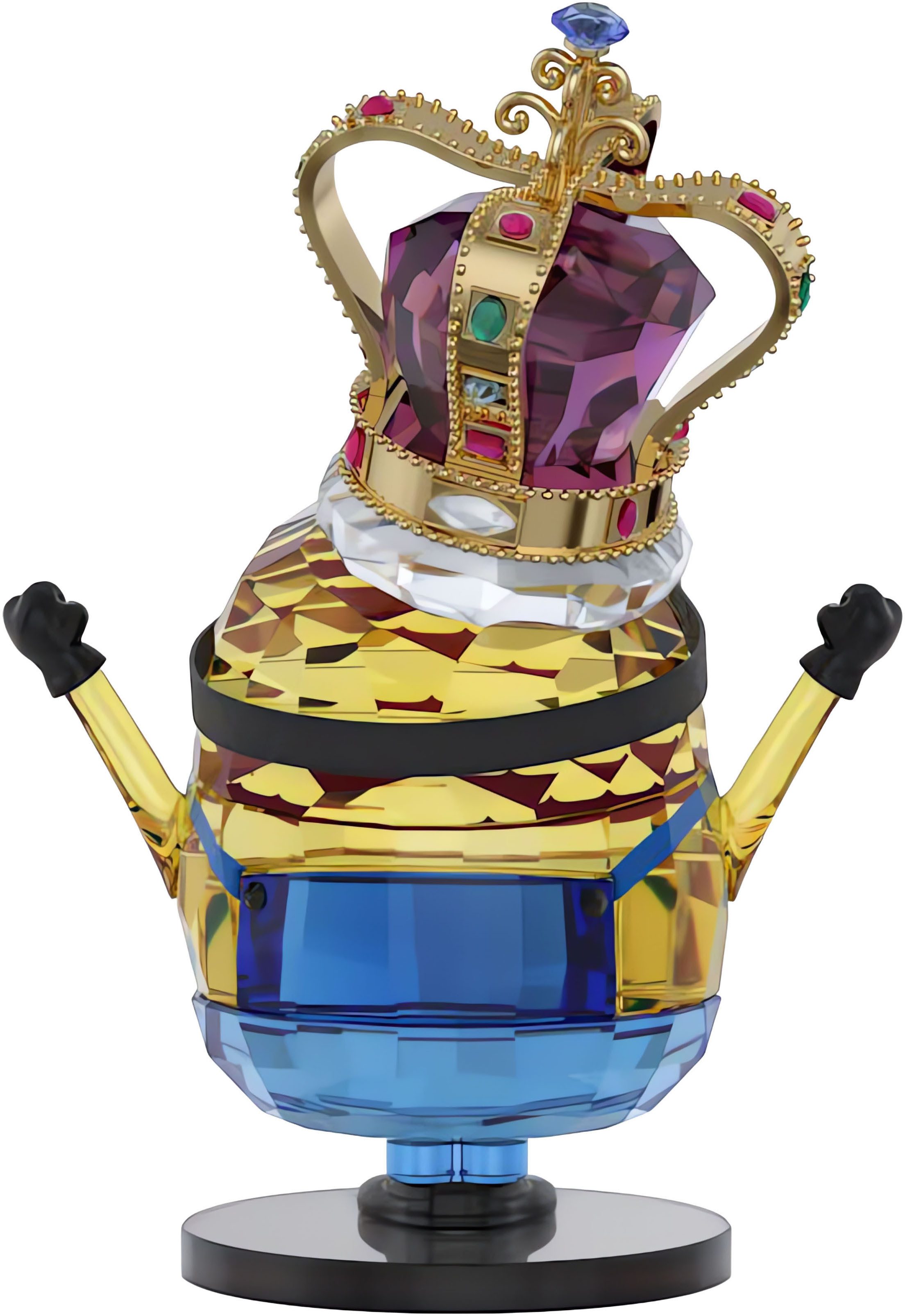 Swarovski Comicfigur Dekofigur Kristallfigur Sammelfigur Minions King Bob ( günstig online kaufen