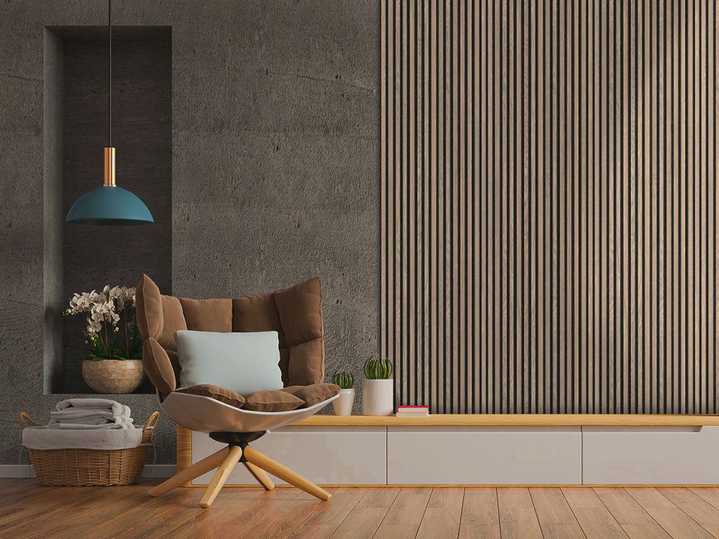 Timeless Living Wandpaneel Akustikpaneele AURA Calm Grey Oak