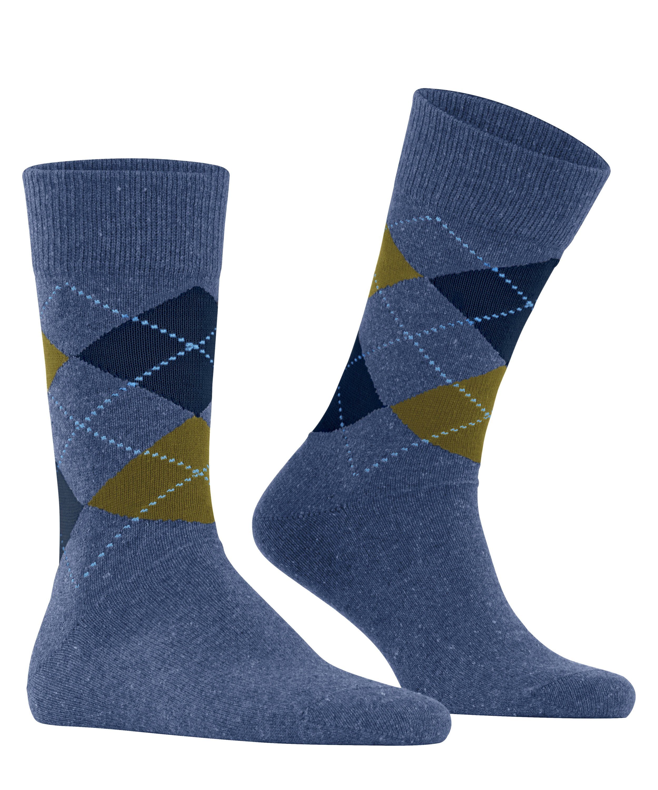 Burlington Socken Tweed Argyle (1-Paar) (6777) light blue