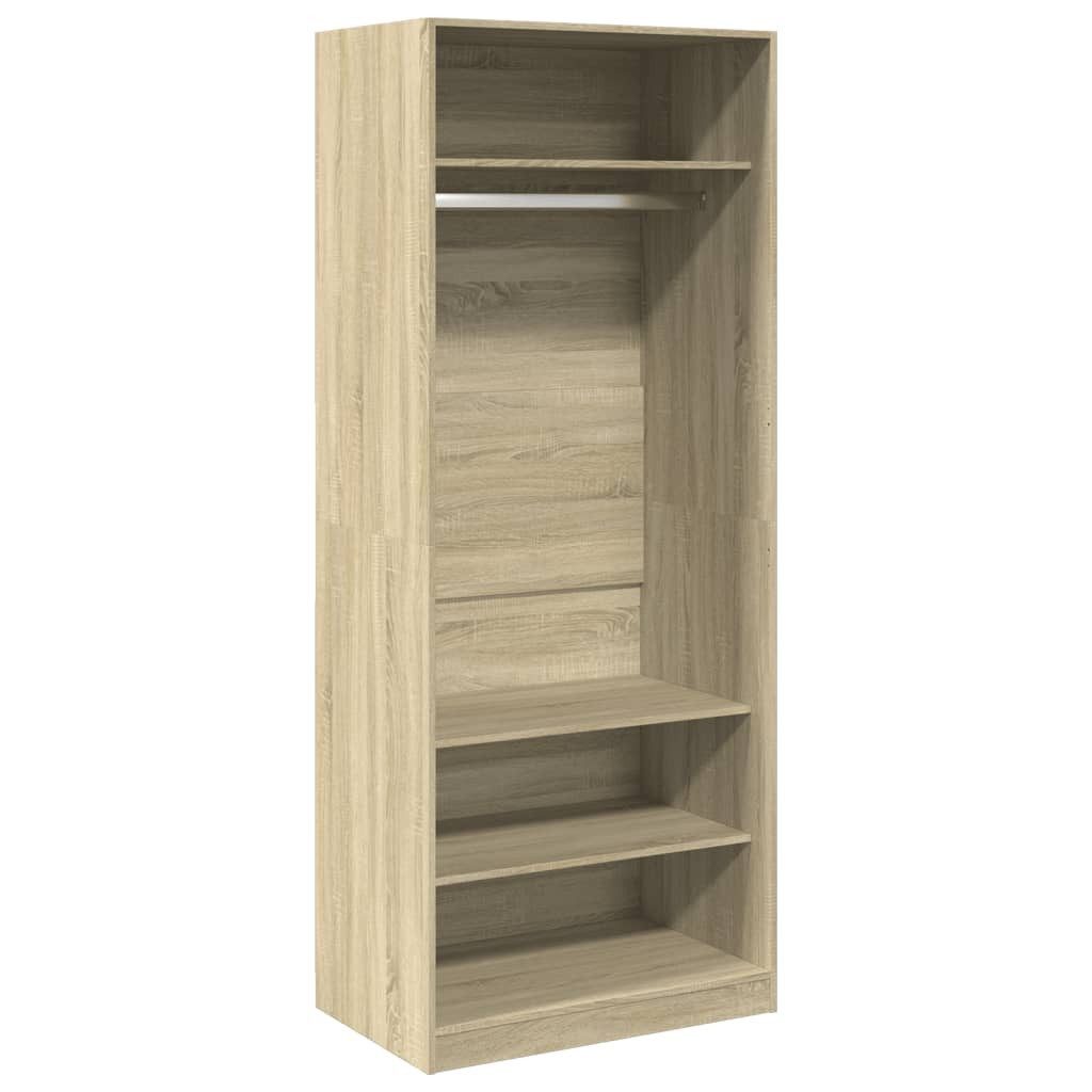 vidaXL Kleiderschrank 80 x 50 x 200 cm Kleiderschrank Sonoma Eiche 80x50x200 cm Spanplatte