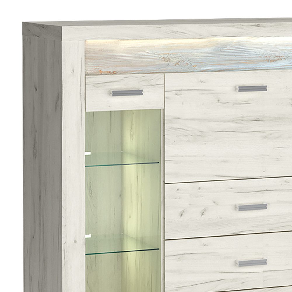 Lomadox Highboard INGENIO-161, Kommode Hochkommode Sideboard günstig online kaufen