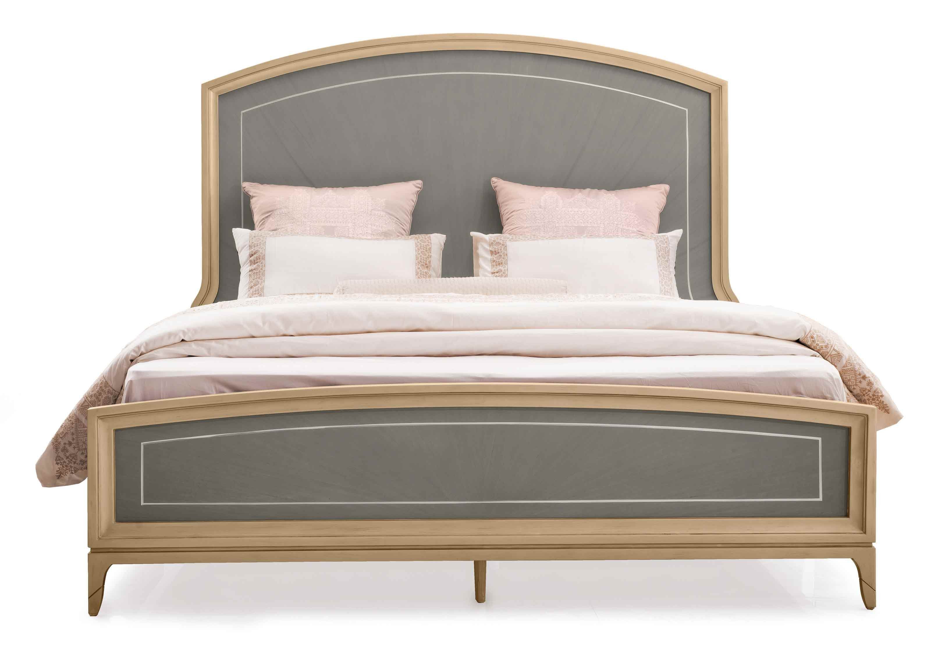 Luxus Doppel Bett Polsterbett Schlafzimmer Bett, Klassisch Designbett JVmoebel