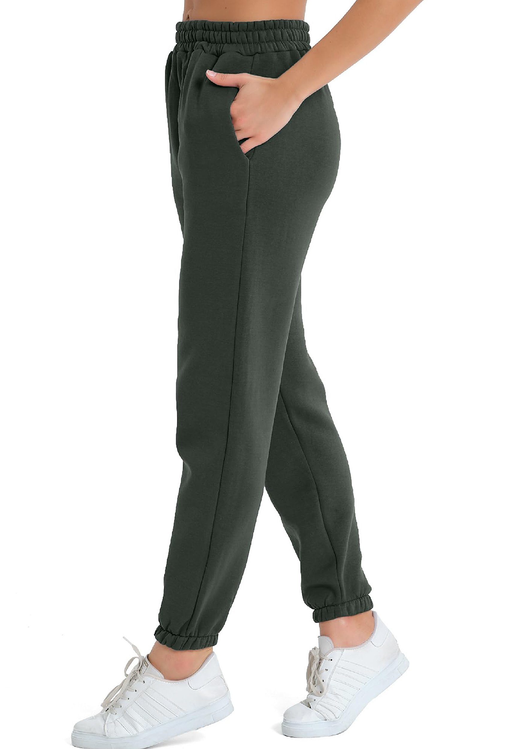 Smith & Solo Jogginghose Jogginghose Damen Winter, Sporthose Premium Sweathose (1-tlg) Baumwolle