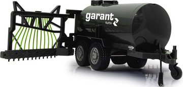 Jamara Spielfahrzeug-Anhänger Garant Fasswagen mit Schlauchverteiler, inkl. Spritzfunktion für ferngesteuerten Traktor