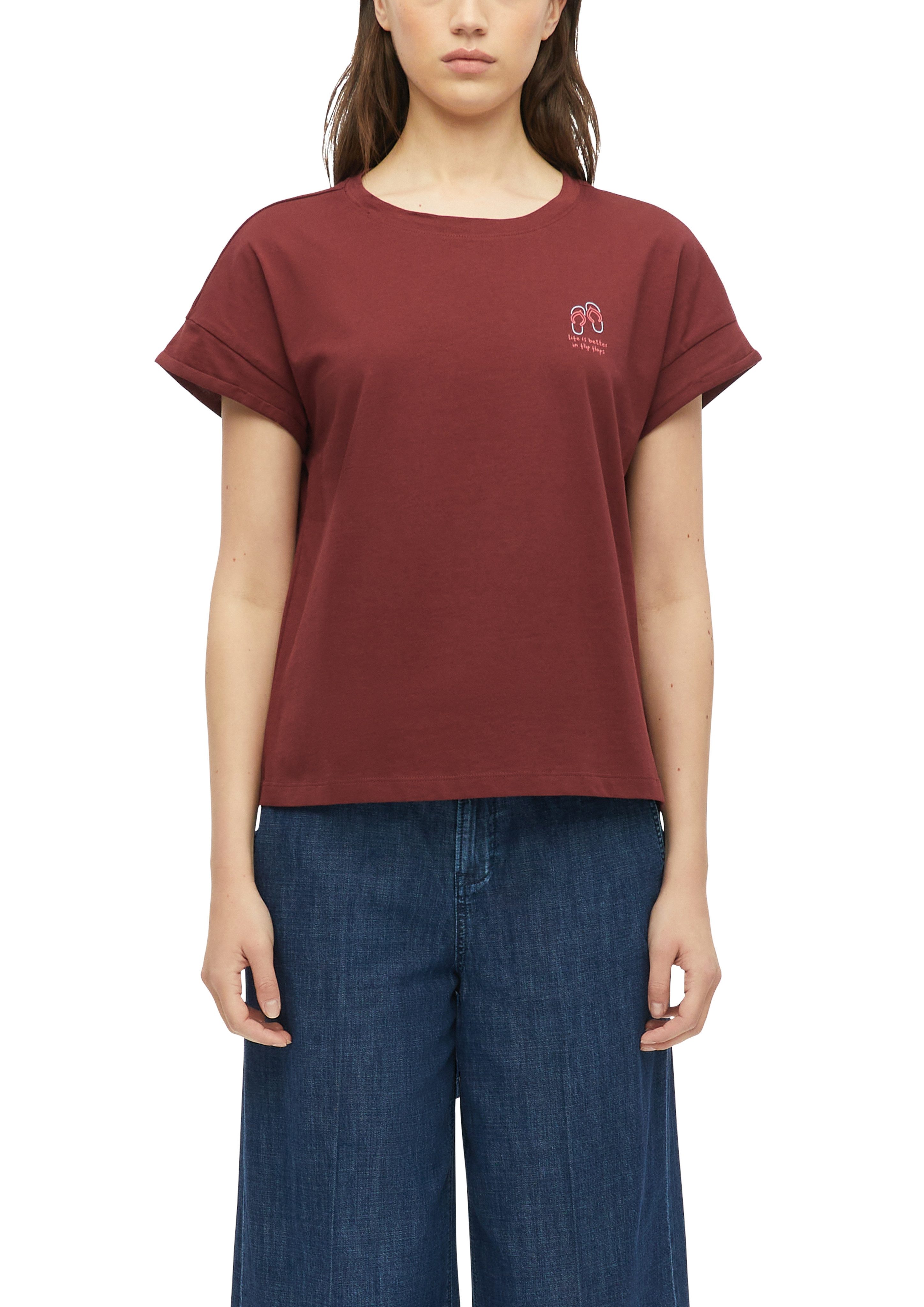 s.Oliver Kurzarmshirt Sommershirt mit Print