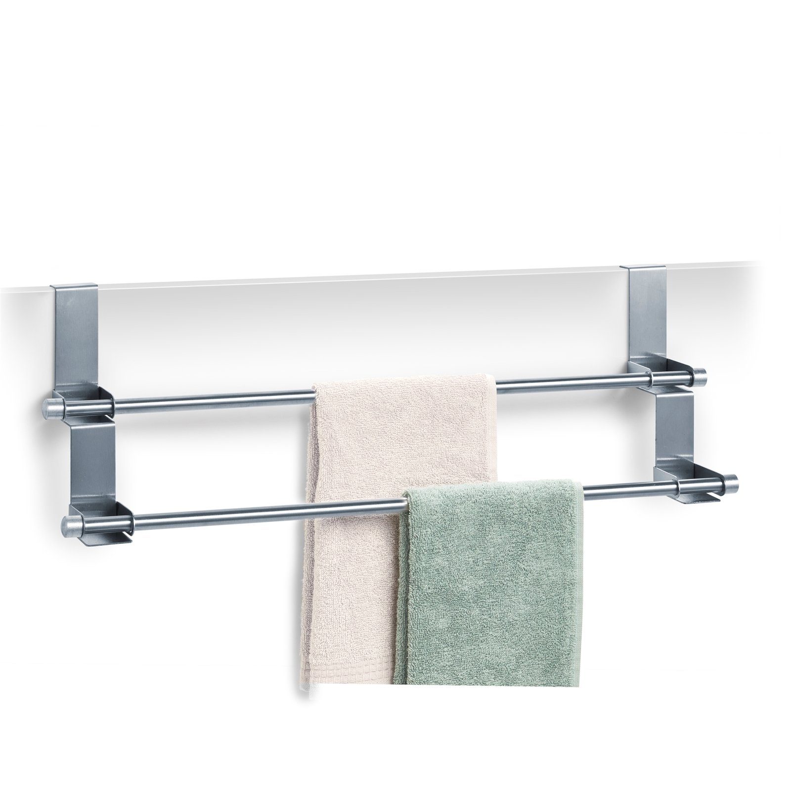 Zeller Present Handtuchhalter Türhandtuchhalter Edelstahl, Handtuchhalter