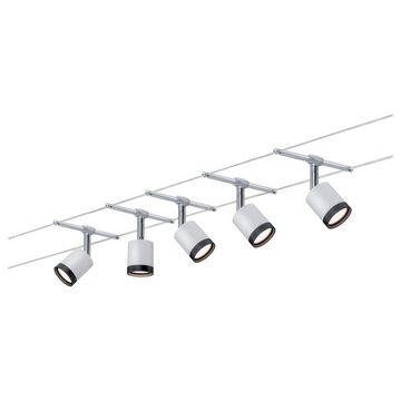 Paulmann Deckenleuchte TunLED Seilsystem in weiß und schwarz 5x 4W Komplettset, keine Angabe, Leuchtmittel enthalten: Ja, fest verbaut, LED, warmweiss, Seilsystem