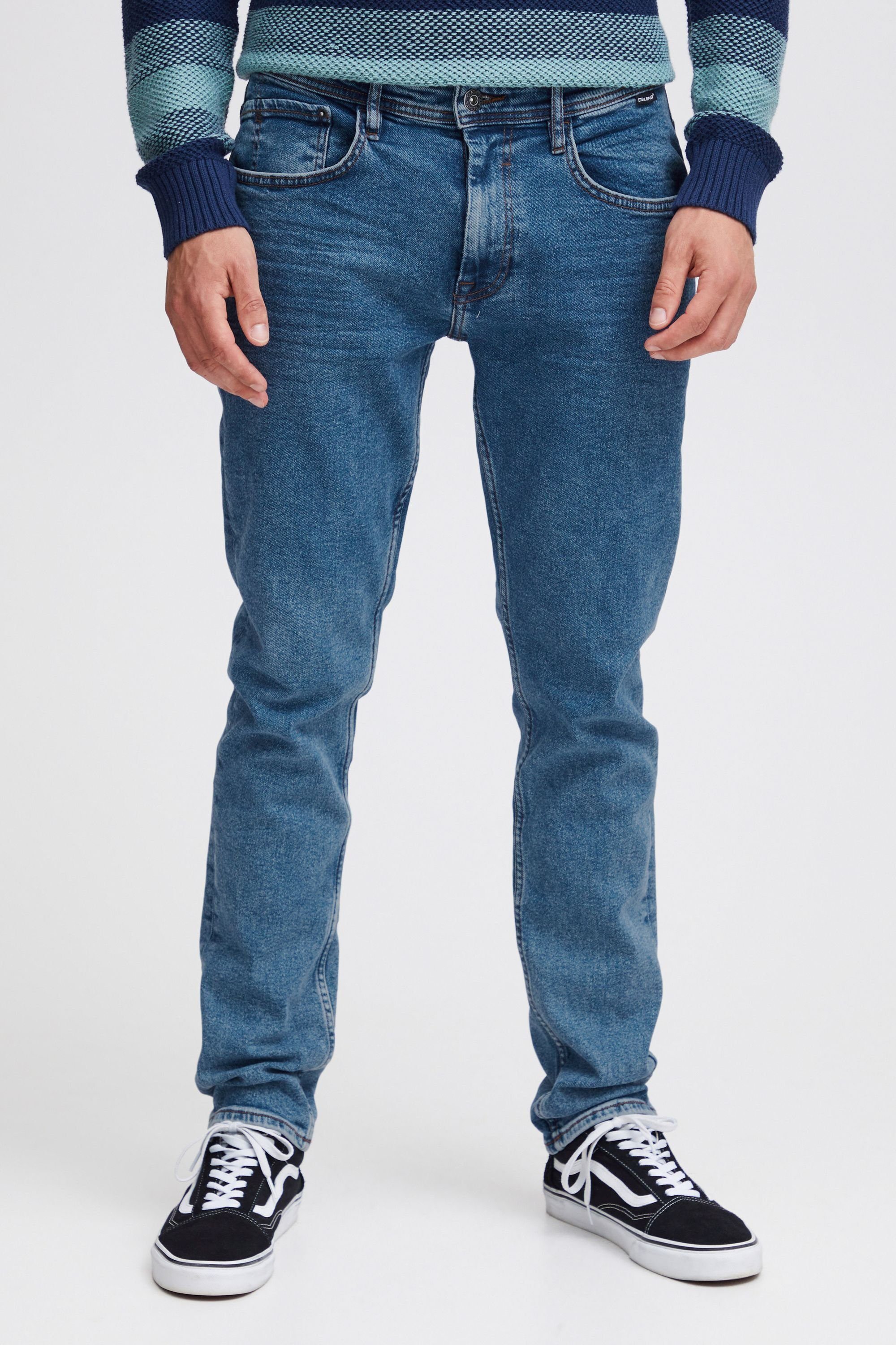 Blend Relaxhose BHTwister Jeanshose mit normalem Bund und schmalem Bein - T günstig online kaufen