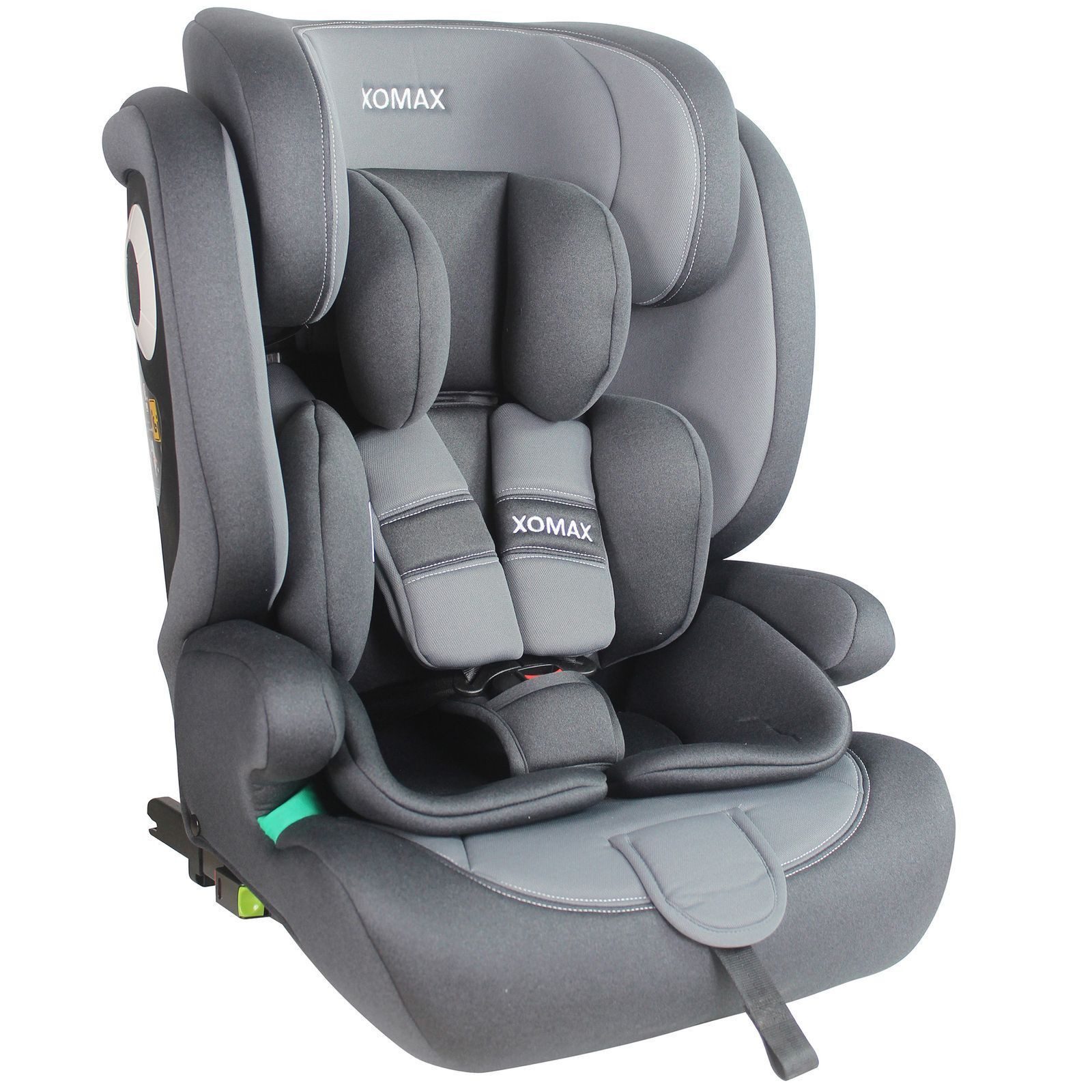 XOMAX Autokindersitz XOMAX LM238 anthrazit-grau ISOFIX Auto Kindersitz 9-36kg AUTOSITZ, ab: 15 Monaten, bis: 12 Jahre, (1-tlg), Für Kinder von 9Kg bis 36Kg (ca. 15 Monate - 12 Jahre)