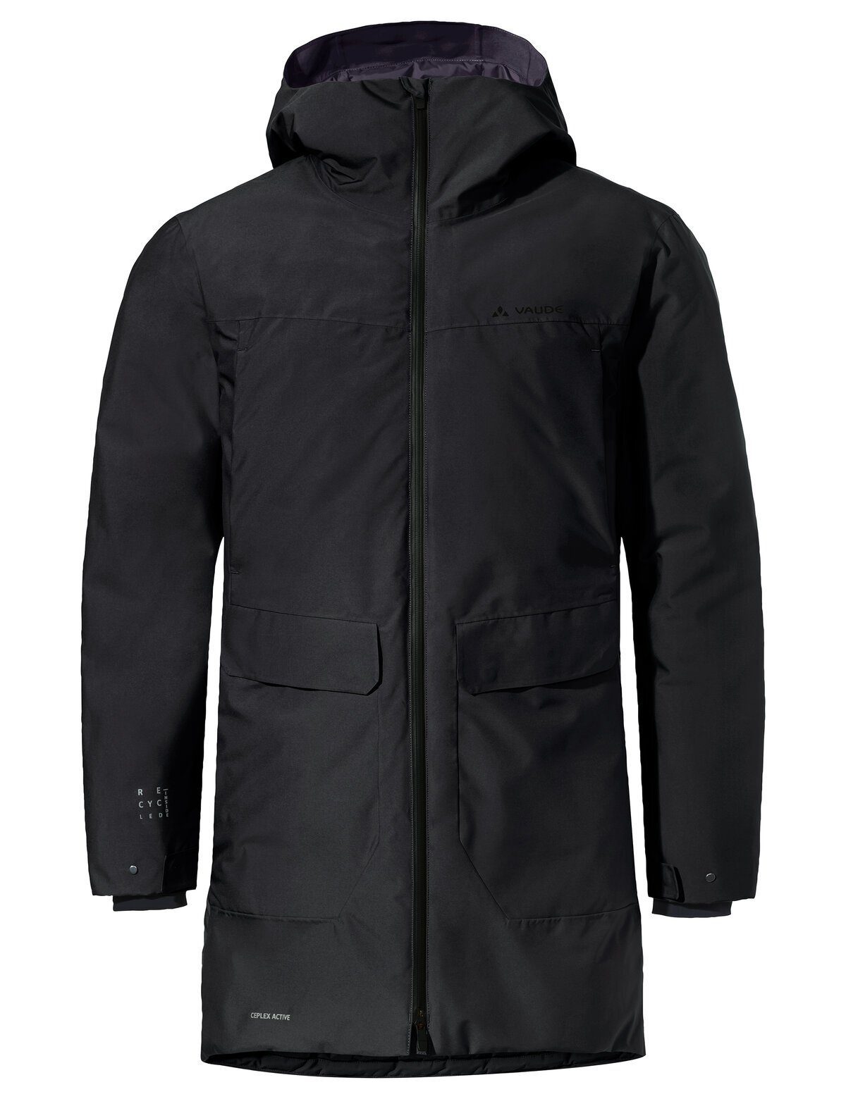 (1-St) Mineo Klimaneutral VAUDE black II kompensiert Men's Outdoorjacke uni Coat