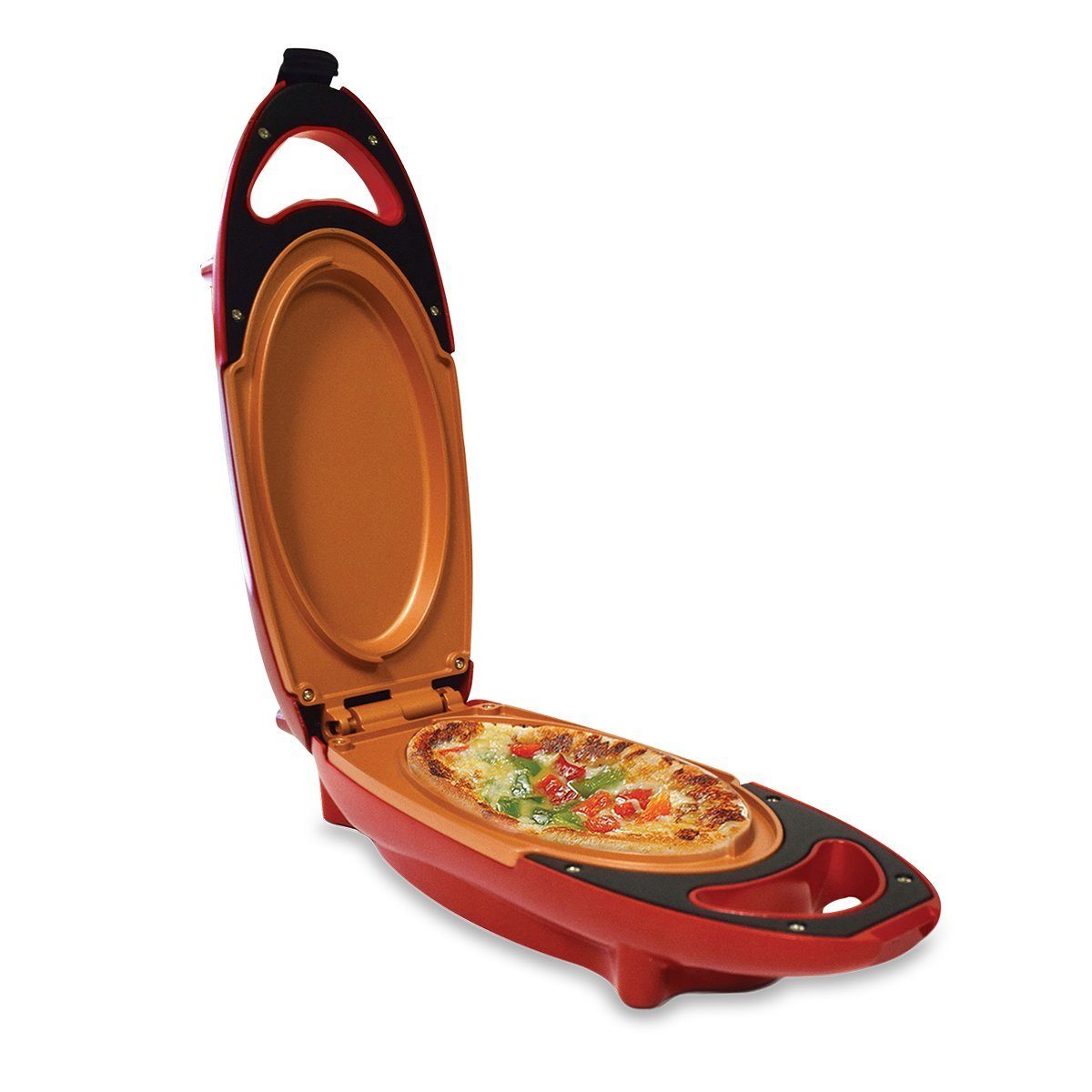 Orange Care Einzelkochplatte Mini-Kochplatte Red Copper Grillen, Braten, Backen 800W RCE001