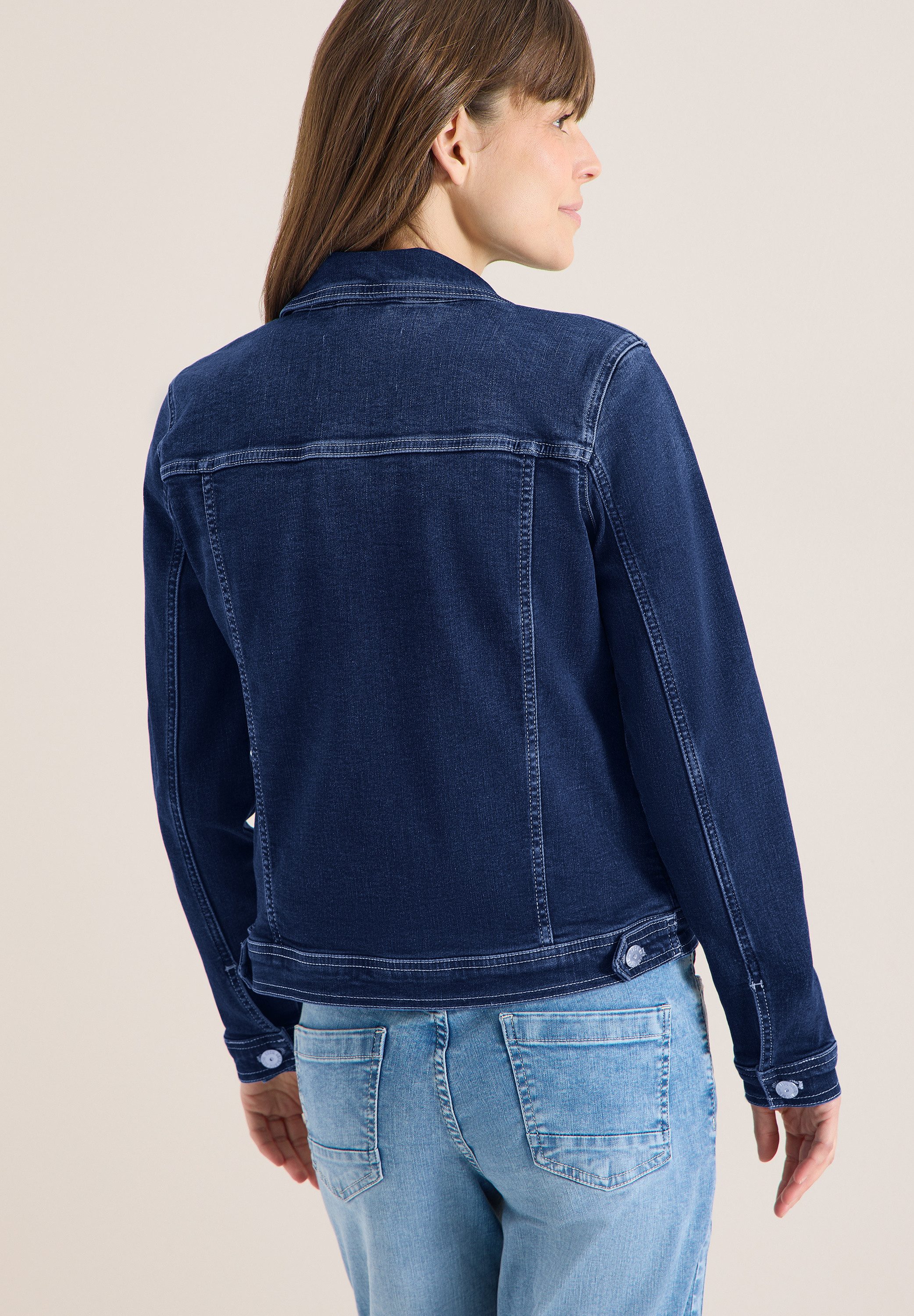 CECIL Jeansjacke mit Brusttaschen und Knöpfen – Bild 2 von 5
