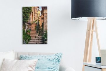 OneMillionCanvasses® Leinwandbild Rom - Straße - Italien, (1 St), Leinwandbild fertig bespannt inkl. Zackenaufhänger, Gemälde, 20x30 cm