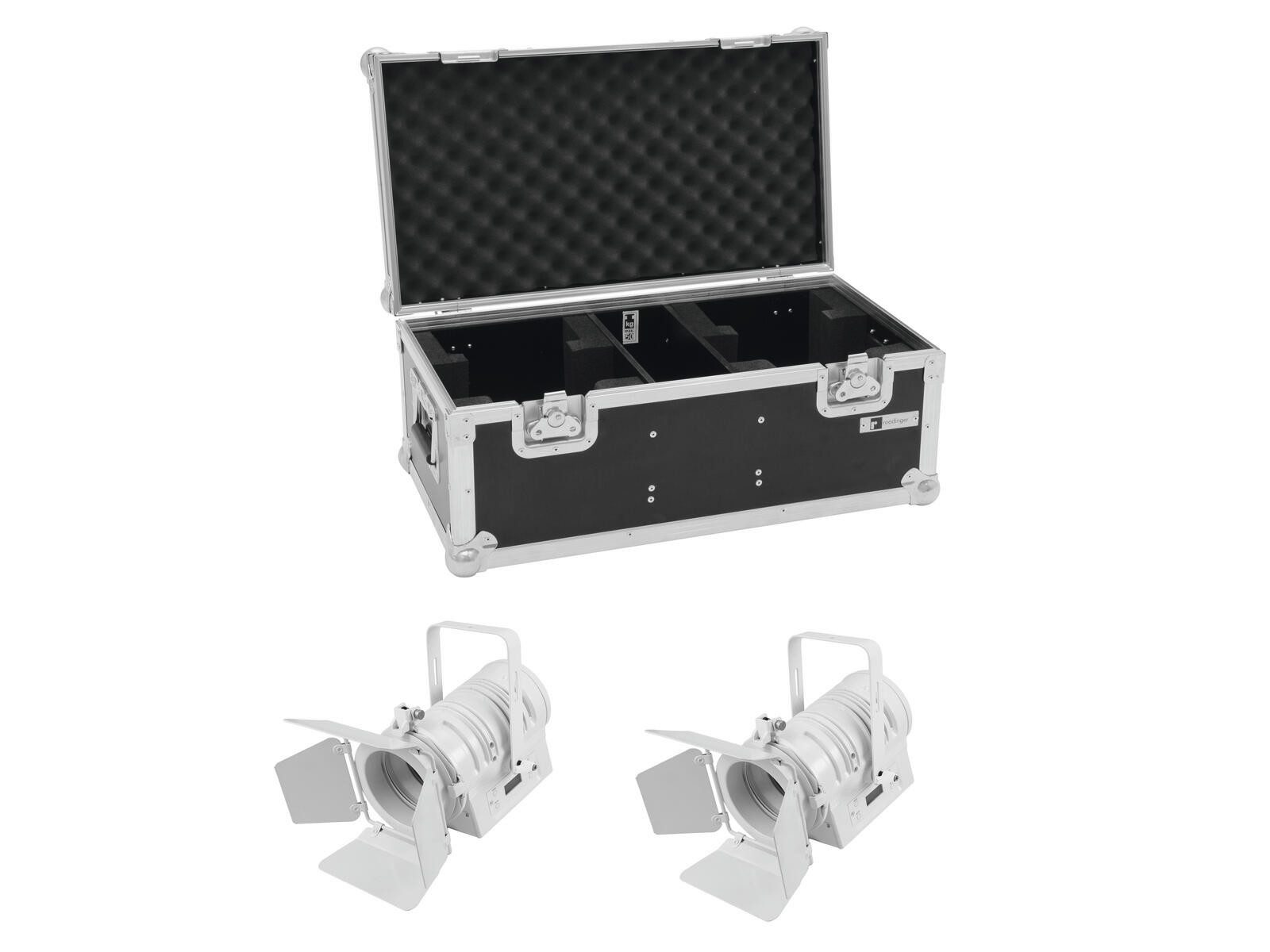 Discolicht EUROLITE Set 2x LED THA-40PC ws + Case