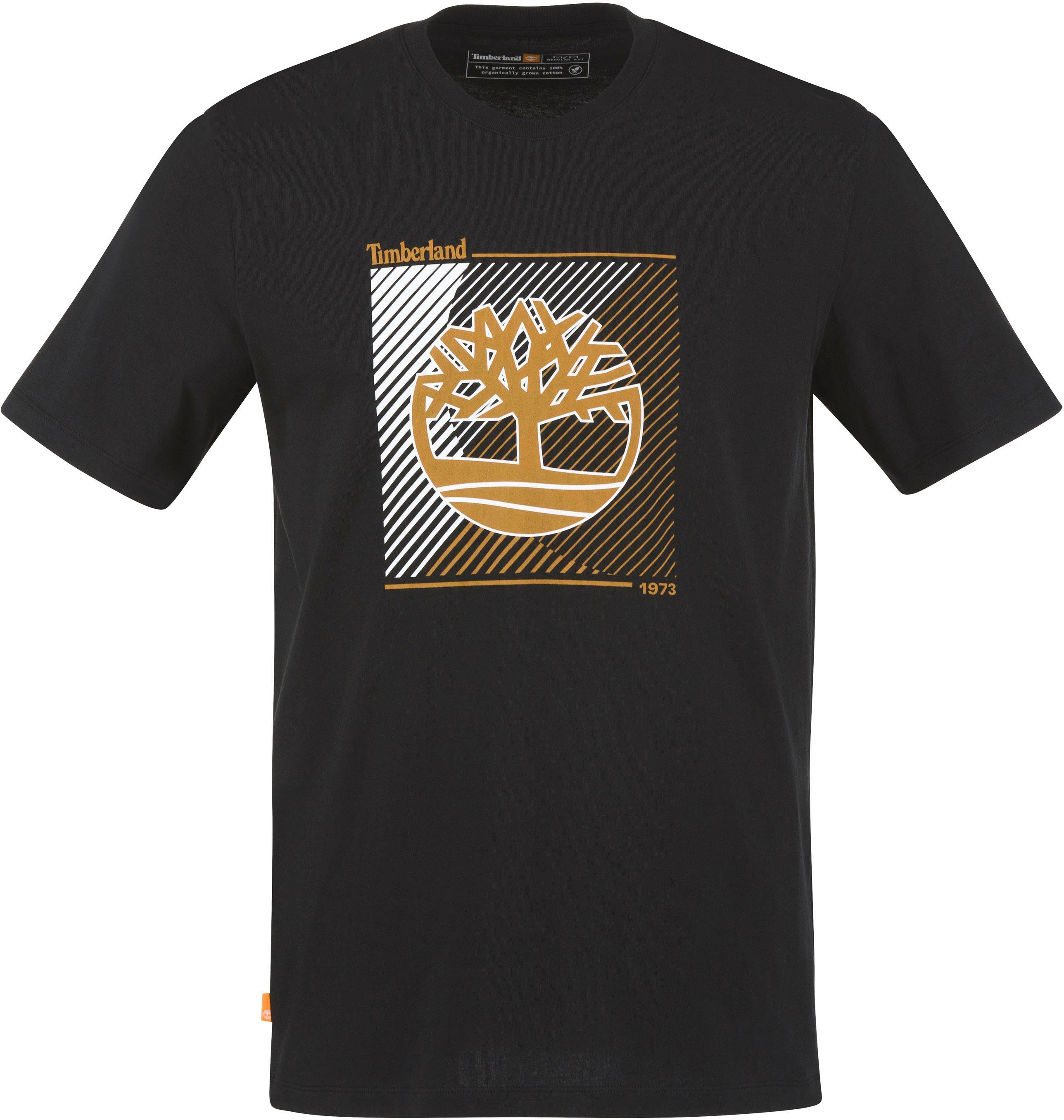TREE GRAPHIC black LOGO TEE Timberland T-Shirt