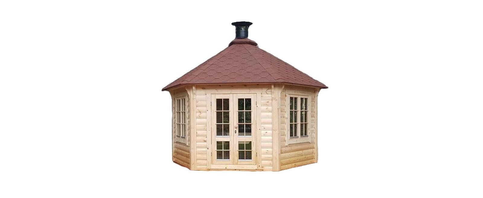 Gartenhaus Grillkota Hütte Grillhütte Haus Finnische Grills Grillhaus 9,2 m²