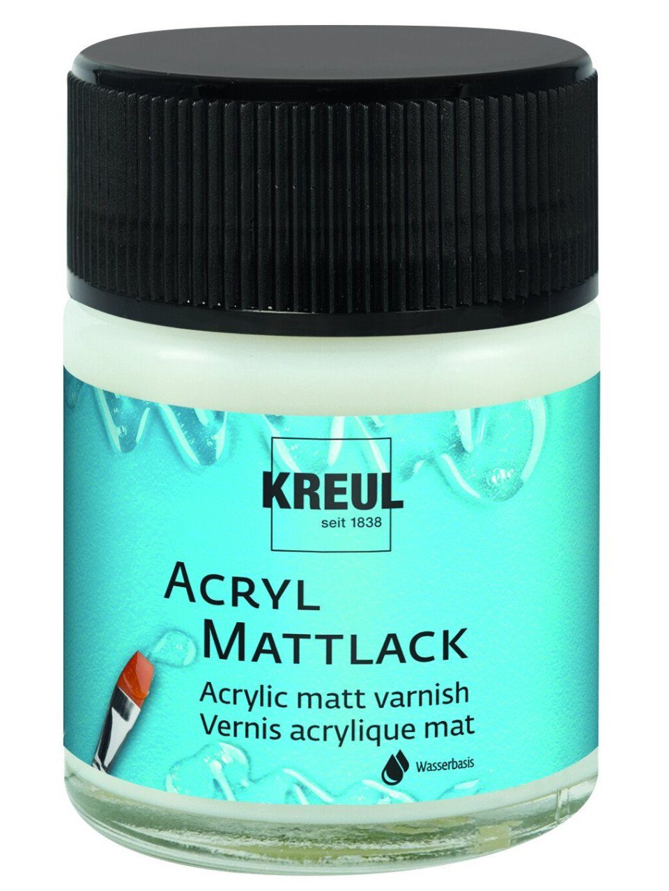 Kreul Künstlerstift Kreul Acryl-Mattlack auf Wasserbasis transparent