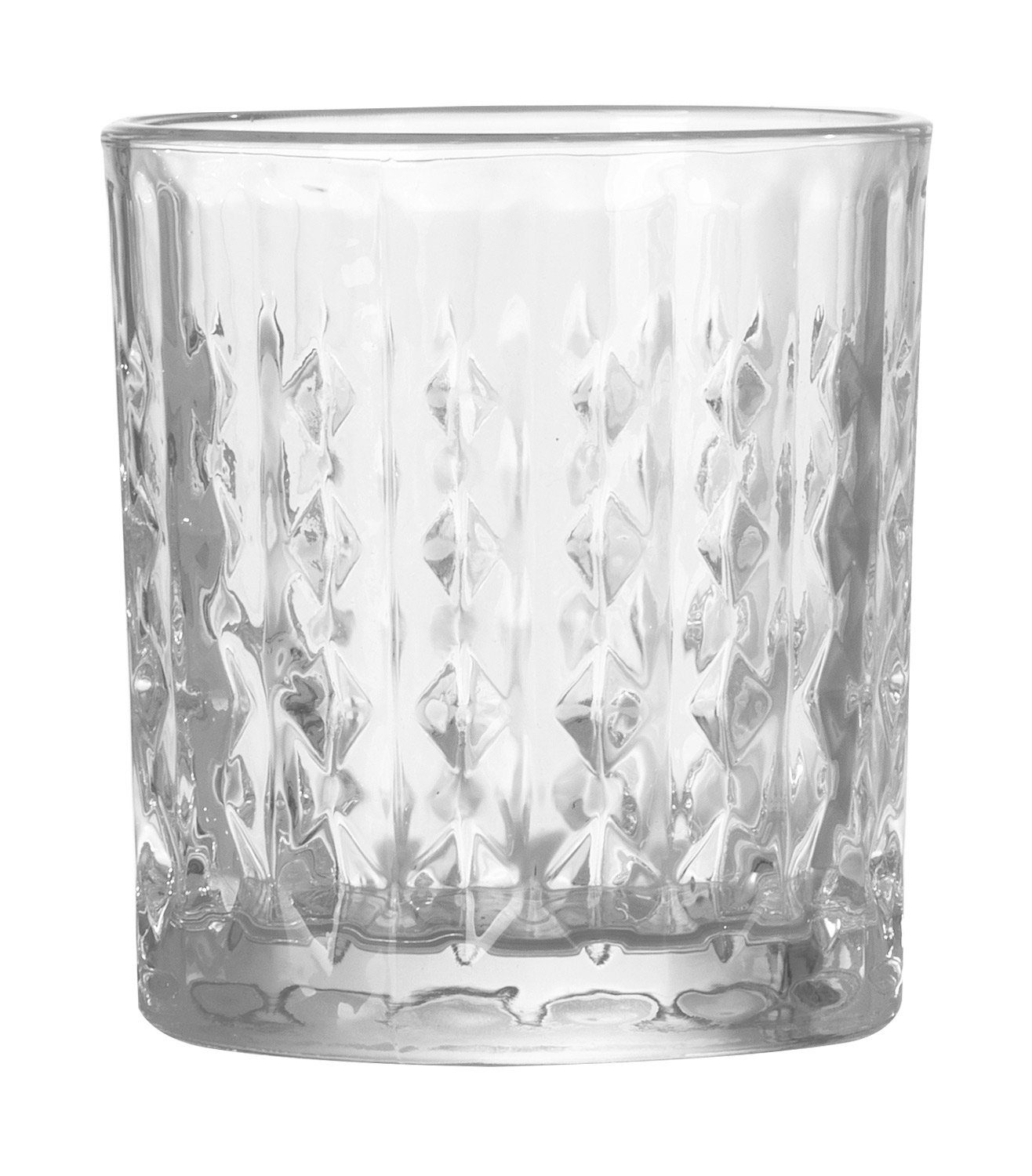 Glas Trinkglas EDITA, Transparent, Ø 8,5 cm