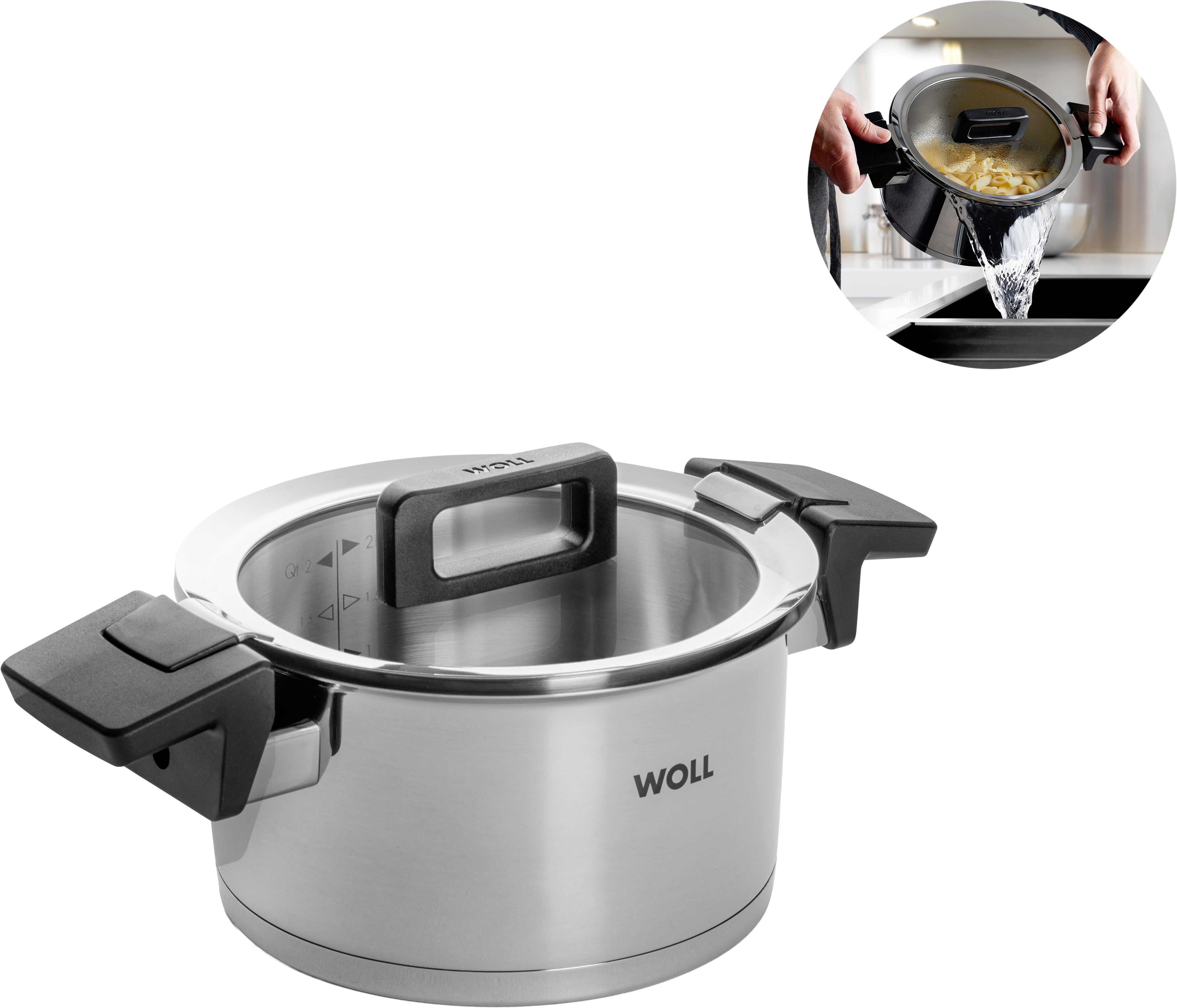 WOLL Kochtopf Concept, Edelstahl 18/10 (1-tlg), Induktion