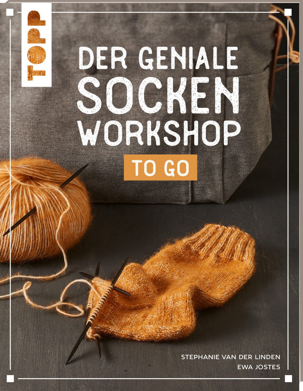 TOPP Kreativ Malbuch Strickbuch Der geniale Socken-Workshop to go