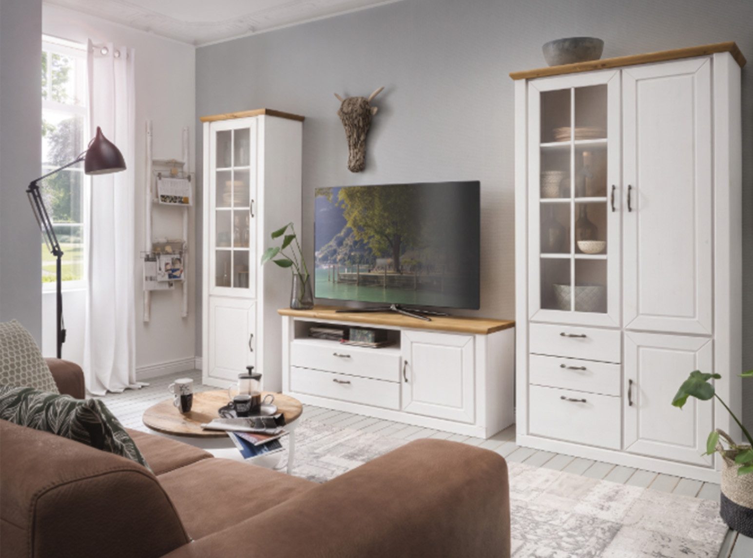 Wohnglücklich Wohnzimmer-Set Adela